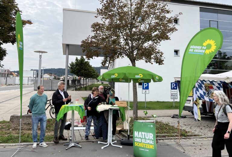 Beilngrieser Grüne am Volksfestmarkt