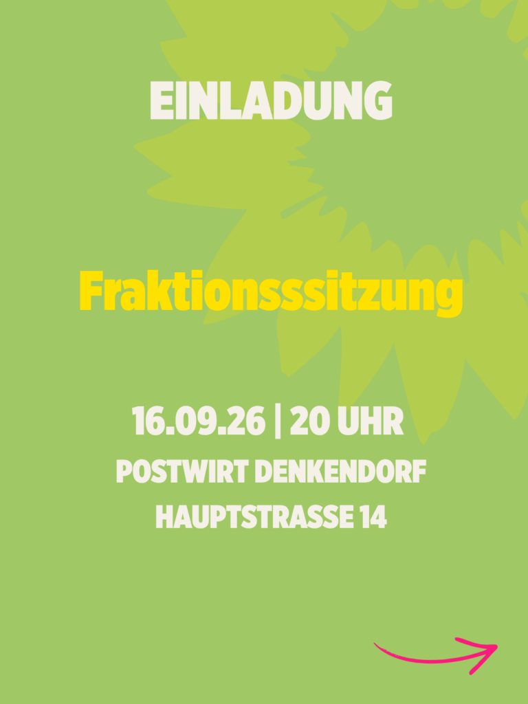Fraktionssitzung Grüne Denkendorf am 16.09.26