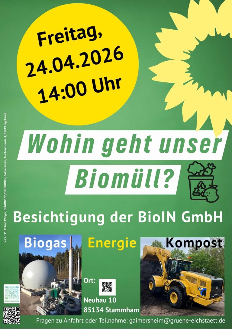 Anlagenführung in der Biogasanlage der BioIN  GmbH