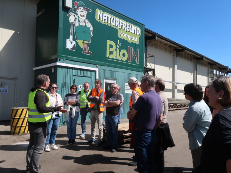 Anlagenführung in der Biogasanlage der BioIN  GmbH